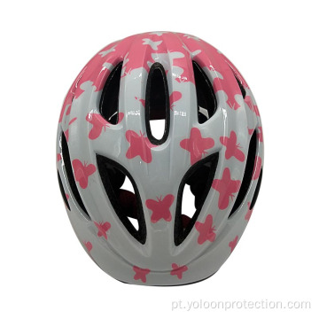 Capacete de bicicleta rosa para adolescente